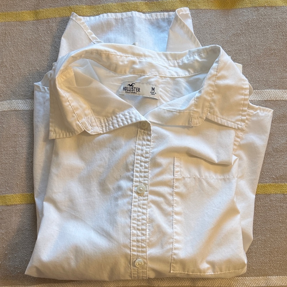 Hollister Classic Oversized White Shirt